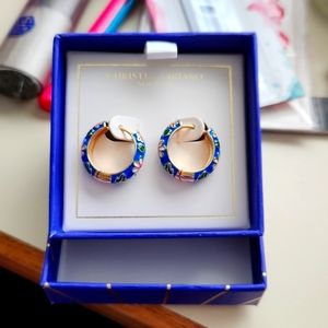 Christian Siriano Cloisonne Earrings